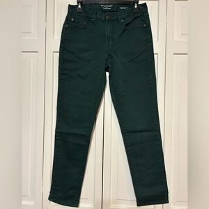 Banana Republic Dark Green Skinny Jeans Size 30x32